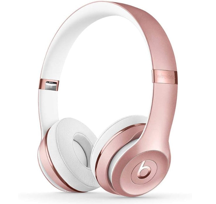 Beats Solo 3 Wireless Noise Cancelling On Ear Headphones (Pink / Black)