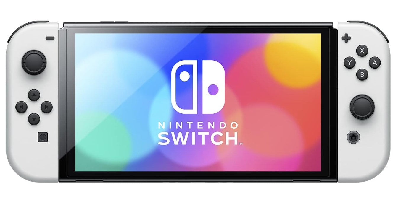 Nintendo Switch OLED Console (White/ Colored Joy-Con)