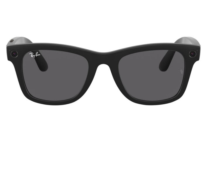 Ray-Ban Stories Wayfarer Smart Glasses - Large - Matte Black