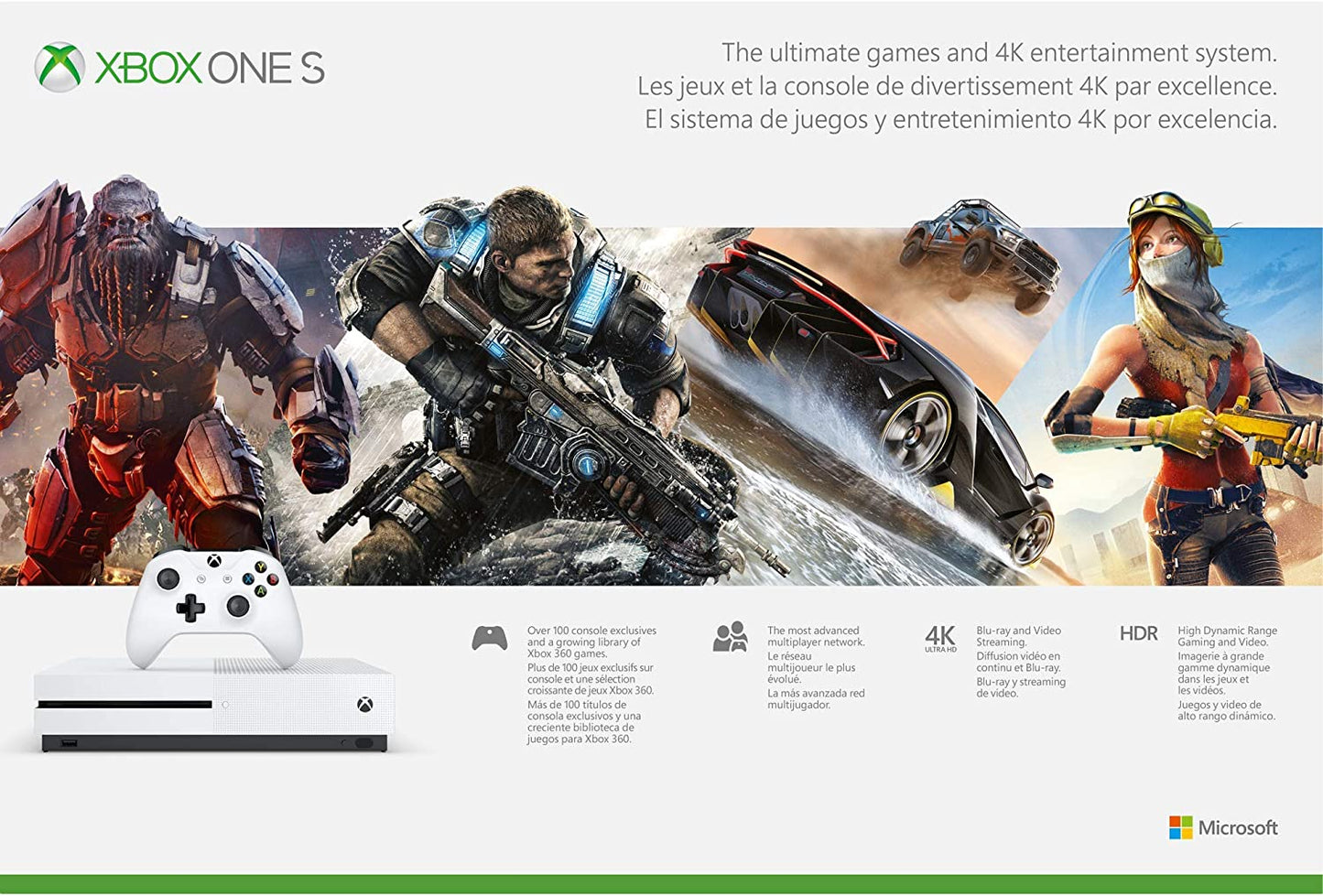 Microsoft Xbox One S 1TB