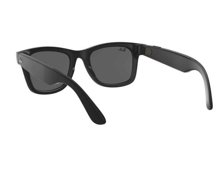 Ray-Ban Stories Wayfarer Smart Glasses - Large - Matte Black